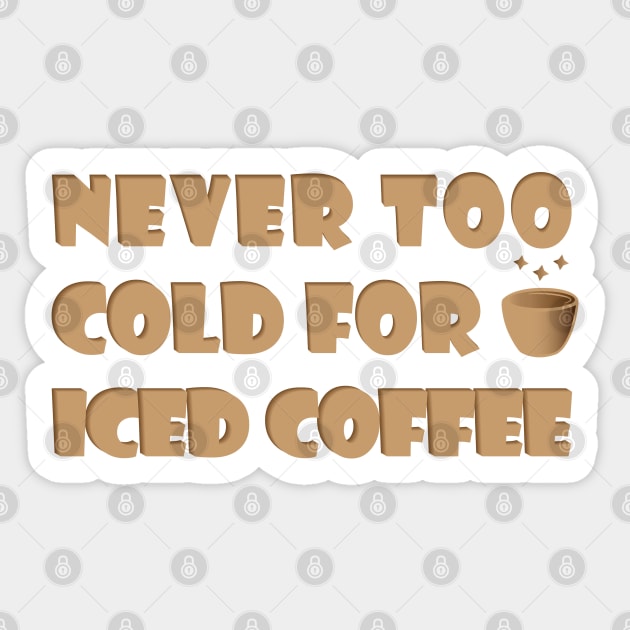 Ice Coffee Sticker by NouBa